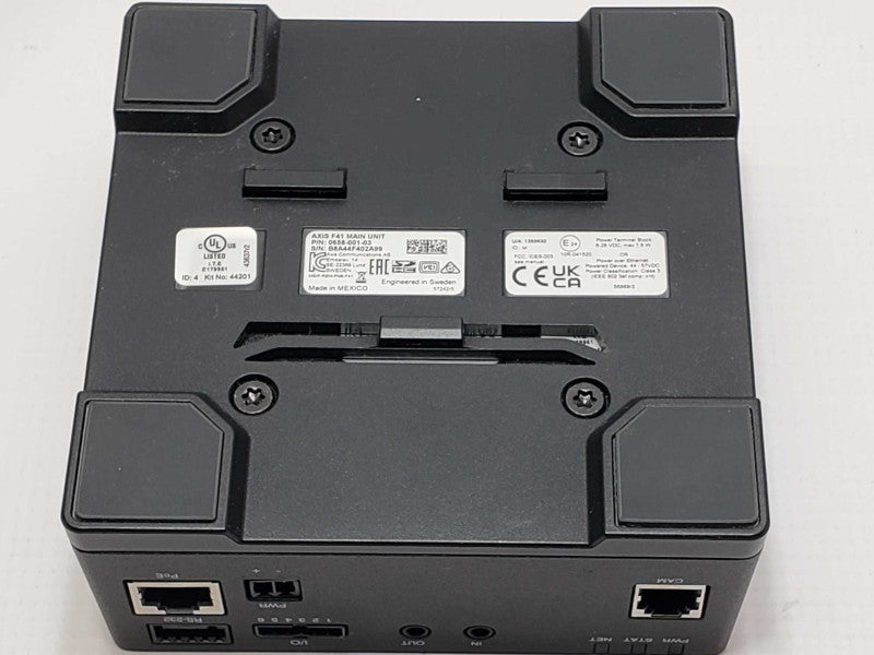 AXIS F41 MAIN UNIT POE Power Block P/N: 0658-001-03 _