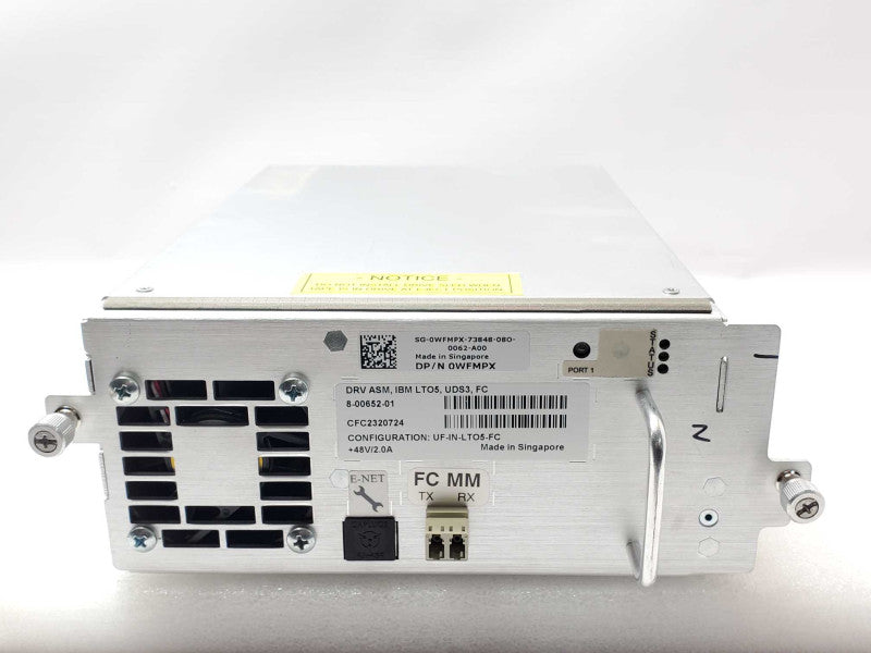 IBM DRV ASM LTO5 UDS3 FC Tape Drive 8-00652-01 _