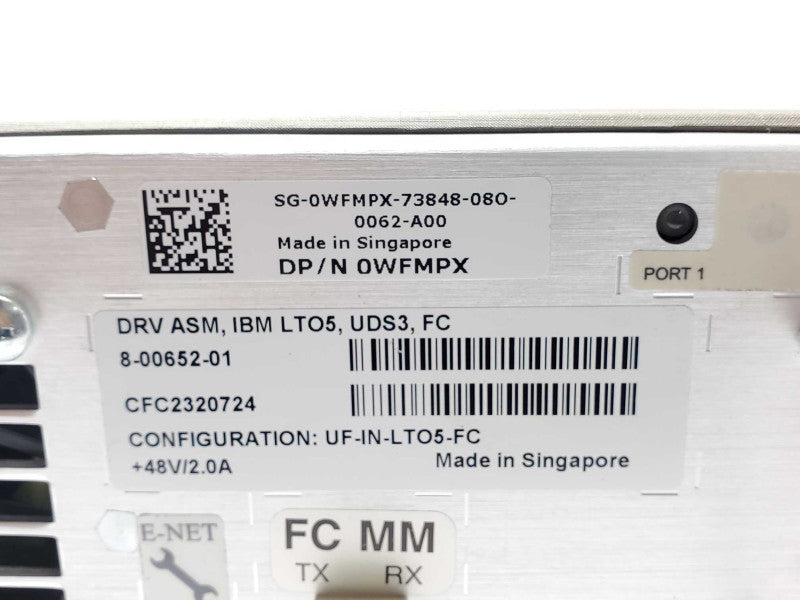 IBM DRV ASM LTO5 UDS3 FC Tape Drive 8-00652-01 _
