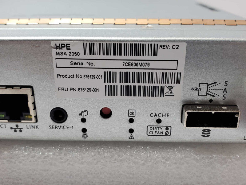 HP MSA 2050 SAS Disk Shelf Controller 876129-001 81-00000118-00-02 _