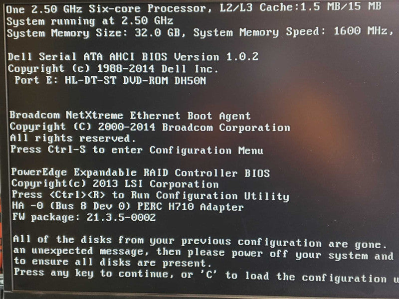 Dell PE T320, Xeon E5-2430v2 2.5GHz, 32GB RAM, 2x PSU, PERC H710, 3.5\\" _