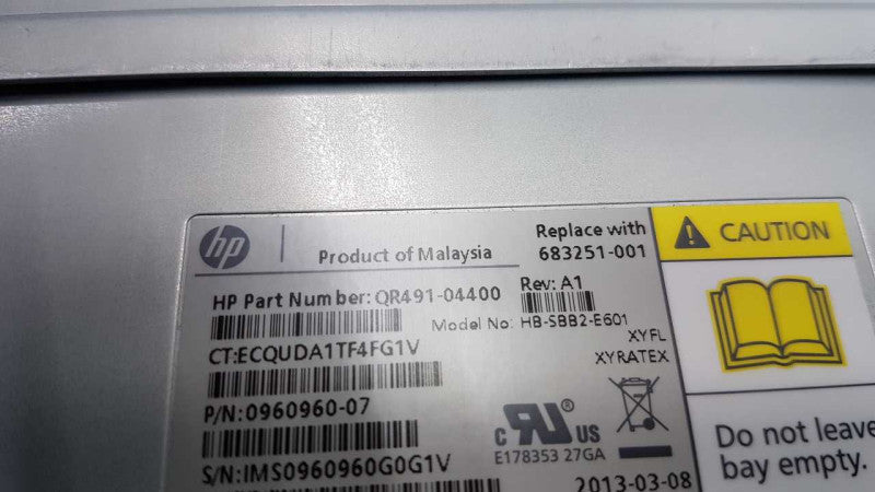 HP 3PARA-ST1112 StoreServ 3.5\\" Drive enclosure / 2x controllers / 2x PSU #