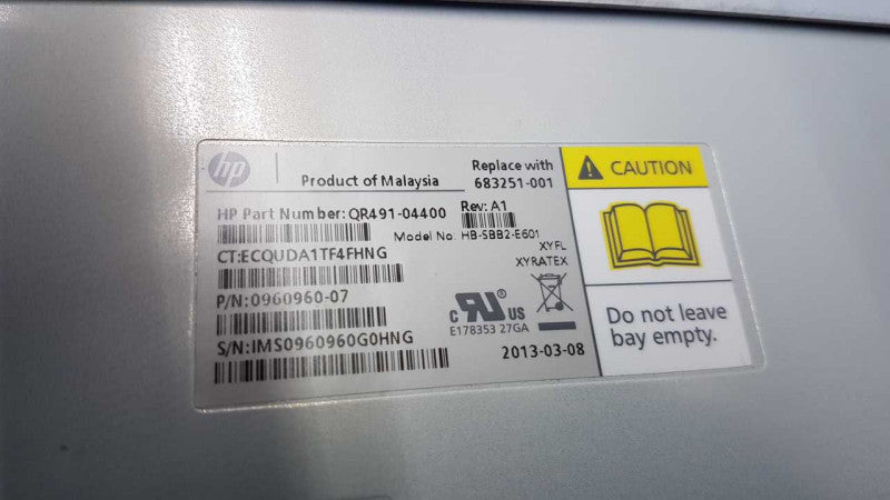 HPE 3PARA-ST1111 2.5 inch 2U SAS Drive Enclosure / 2x controlers / 2x PSU  #