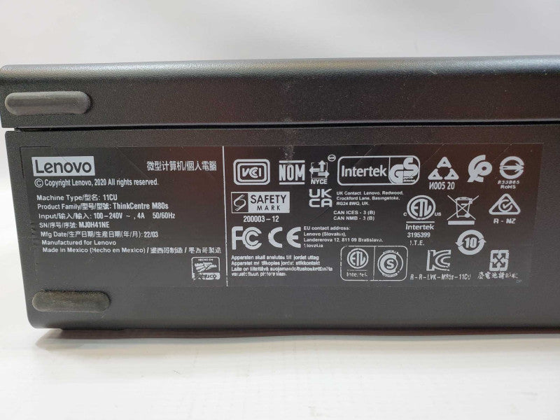 Lenovo ThinkCentre M80s Core i5-10500 @ 3.1 GHz 8GB DDR4 1TB HDD (