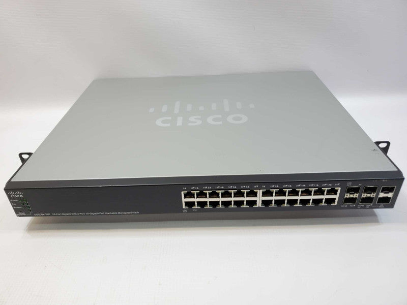 Cisco SG500X-24P-K9 24-Port 10/100/1000 PoE+ with 10GbE SFP+ (