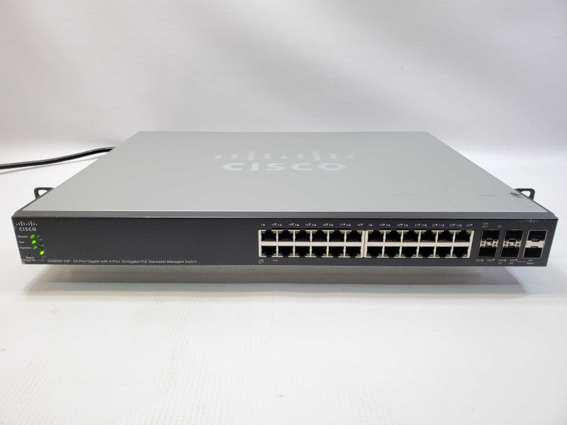 Cisco SG500X-24P-K9 24-Port 10/100/1000 PoE+ with 10GbE SFP+ (