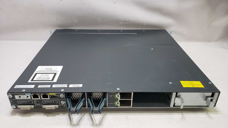 Cisco Catalyst WS-C3750X-48T-L V02 Gigabit Switch +C3KX-NM-1G Module No PSU [