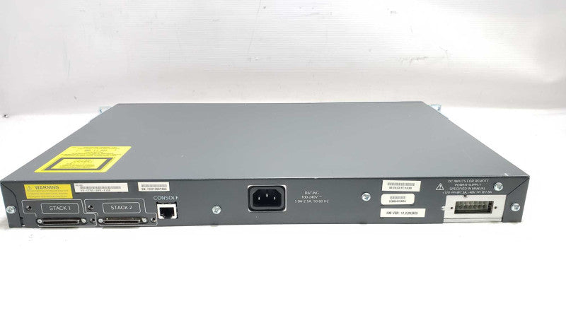 Cisco Catalyst 3750 Series C3750-24PS-S V06 24 Port PoE Network Switch [