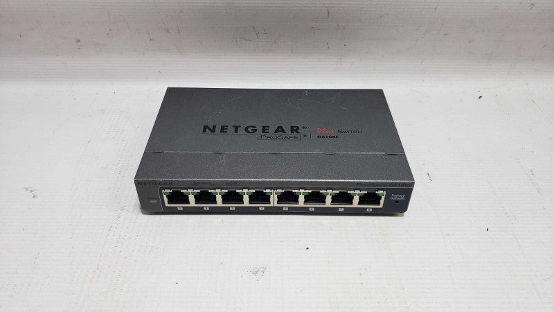 Netgear ProSafe GS108E Plus Manged Gigabit 8 Port Switch VLAN  [