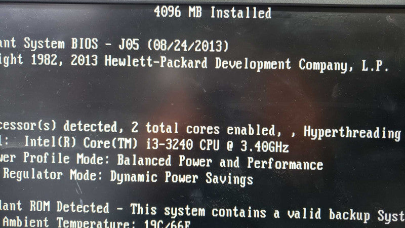 HP ProLiant DL320e G8 i3-3240@3.4GHz 4GB ECC DDR3 4x 3.5\\" Bays 1U Server [