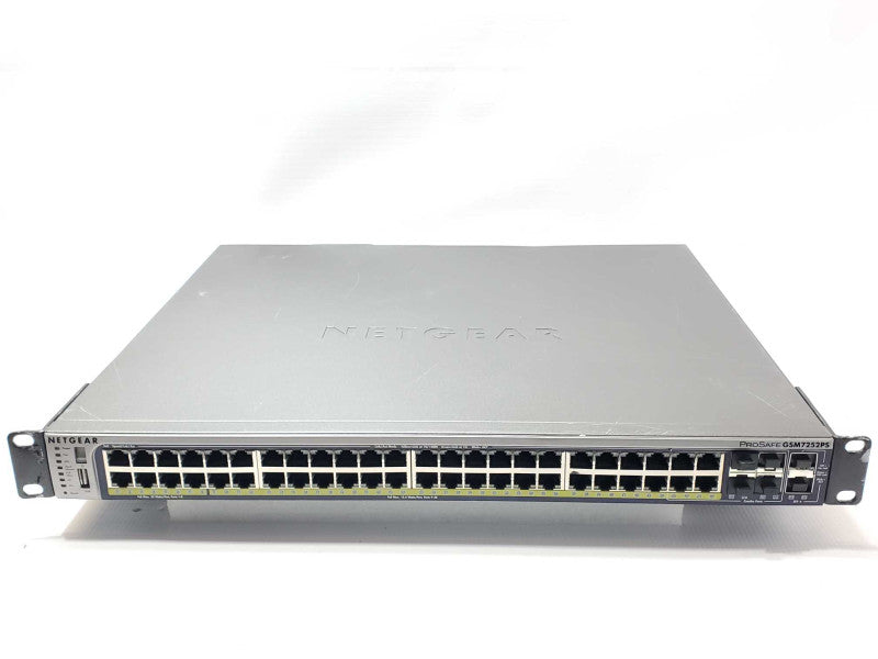 NetGear ProSafe 48-Port Gig L2+ Managed Stackable Switch w/ PoE GSM7252PS _