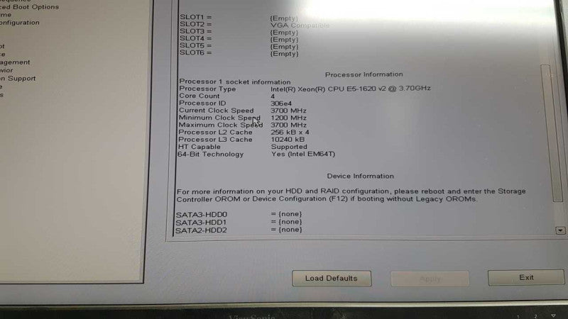 Dell precision T3610 Xeon E5-1620 V2 @ 3.70ghz / 8gb ram / Quadro K600  #