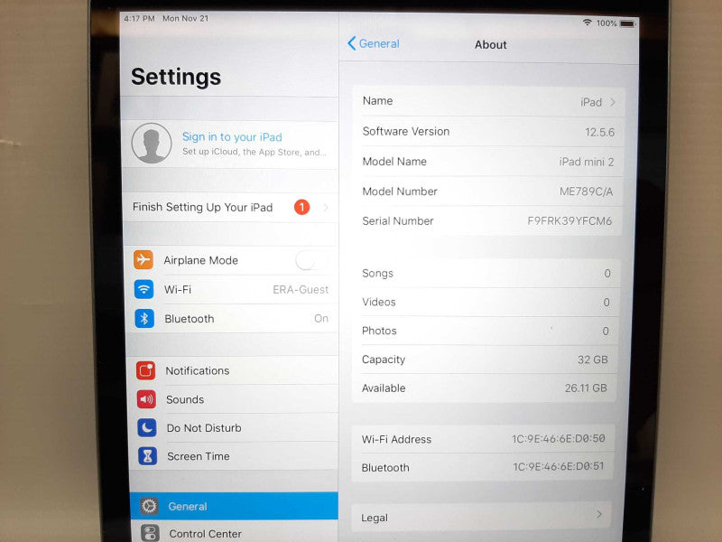 Apple iPad Mini 2 A1489 32GB (WiFi) 7.9\\" - Black/Grey +