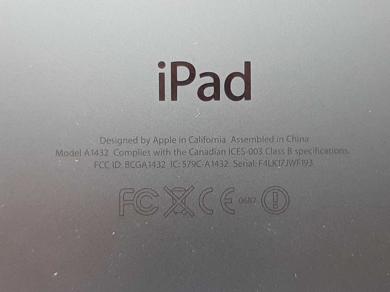 Apple iPad Mini 1st Gen. 16GB A1432 Wi-Fi 7.9\\" - Black/Smoke Grey +