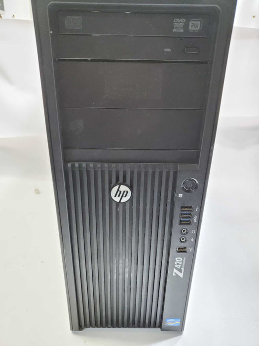 HP Z420 Workstation E5-1620 v2 @ 3.70Ghz 4GB QUADRO 600 No HDDs