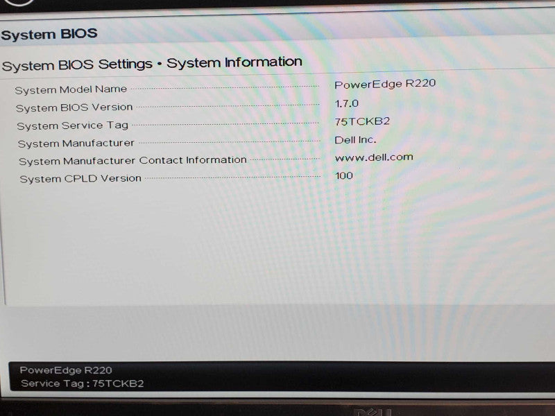 Dell PE R220, Xeon E3-1220v3 3.10GHz, 8GB DDR3, No RAID/HDD/Caddies _