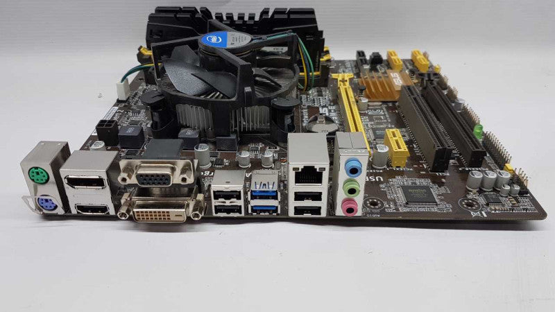 CPU/Mobo combo i5-4460 @ 3.20ghz / 16gb ram / B850M-E M.ATX / no IO Shield / No GPU  #