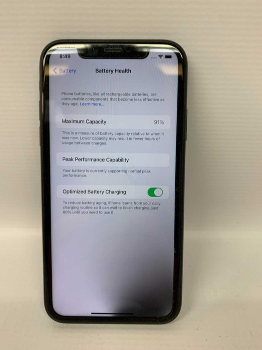 iPhone XR 64G Black Unlock A1984 READ [