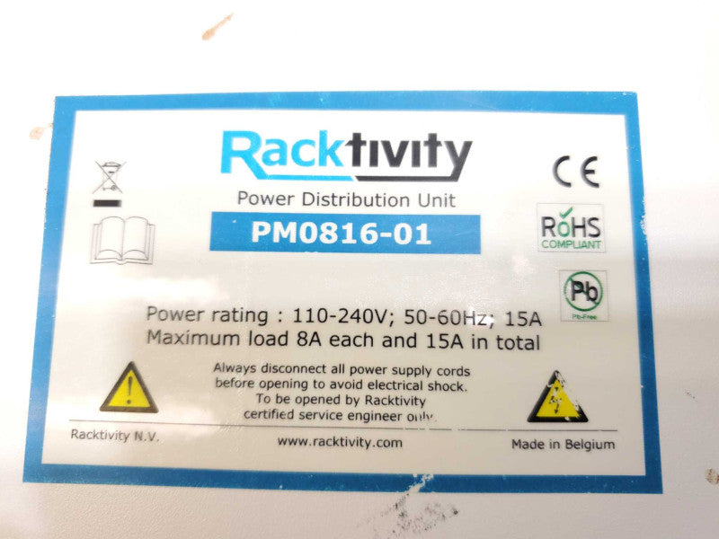 Racktivity Power distribution Energy Switch Smart PDUS PM0816-01 AS-IS