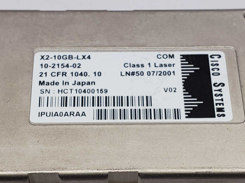 Cisco X2-10GB-LX4 10GBASE-LX4 Transceiver Module _