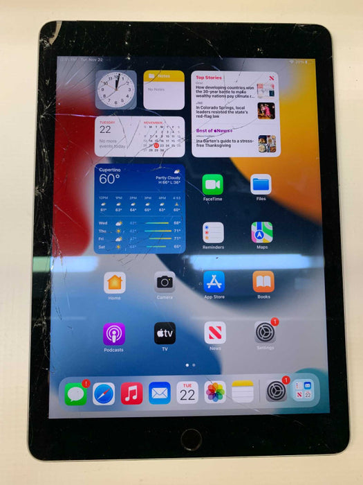 Apple iPad Air 2 64G Gray Unlocked A1567 READ [