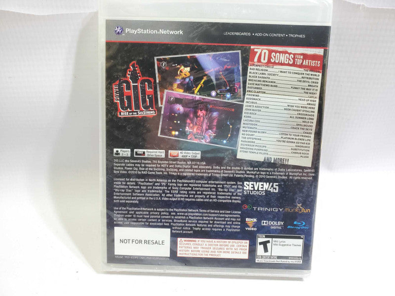 Power Gig Rise of the SixString Guitar Bundle Play PS2 sealed game