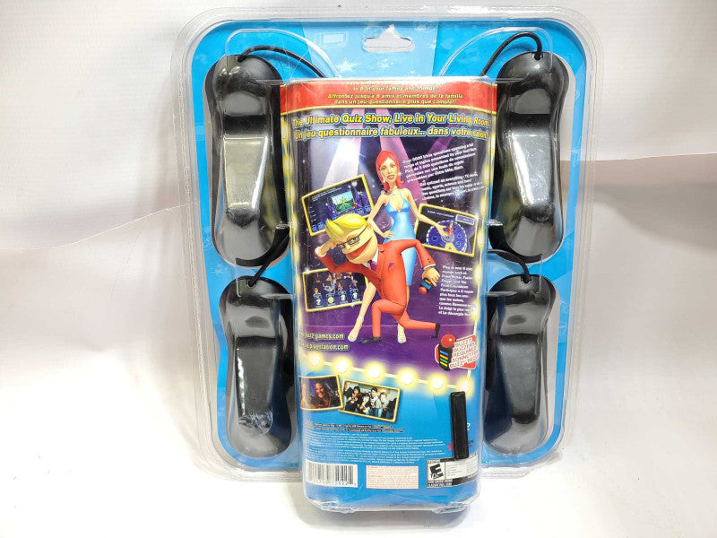 Buzz The Mega Quiz With Controllers ps2 IN BOX NEVER OPEND