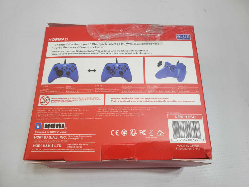 OPEN BOX HORIPAD for Nintendo Switch Video Games Controller