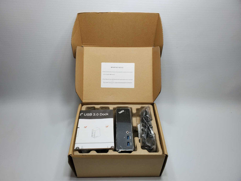 Lenovo Thinkpad USB 3.0 Docking Station DU9019D1 *Open Box* (