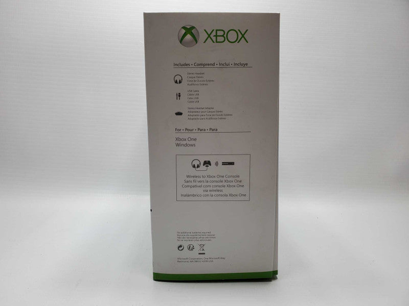 Microsoft Xbox One Stereo Headset W/ Mic Adapter USB Cable Black (1610, 1626) (
