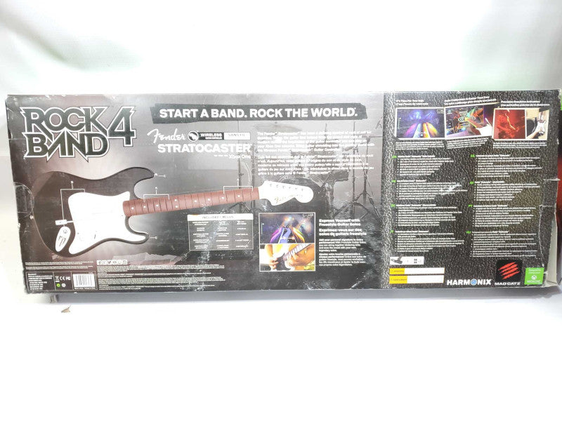 Rock Band 4 Wireless Fender Stratocaster Guitar Controller Xbox One AS-IS