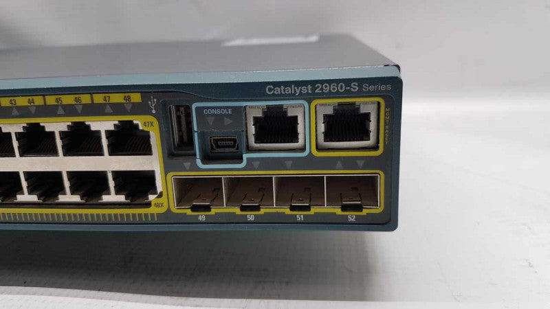 Cisco Catalyst WS-C2960S-48TS-L 48-Port 4x SFP Gigabit Ethernet Switch #