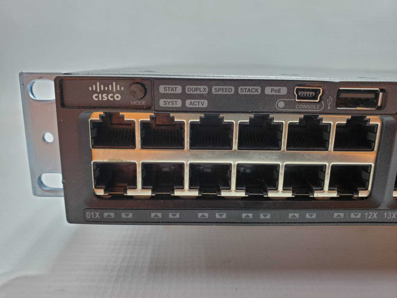 Cisco WS-C3650-48PS-S 48 Port PoE Managed Switch *Factory Defaulted* (