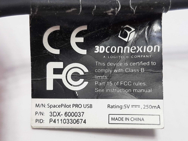 3D Connexion 3DX-600037 Space Pilot Pro USB Mouse +