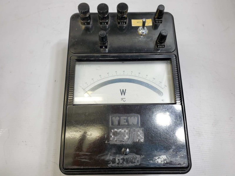 YEW Type 2041 Portable Single Phase Low Power Factor Watt Meter QTY AS-IS
