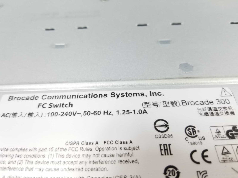 Brocade BR-320-0008 300 Series 24x 8GB Fiber Channel SFP ~