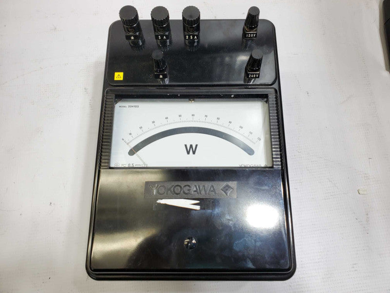 Yokogawa portable single phase wattmeter type 2041 QTY AS-IS