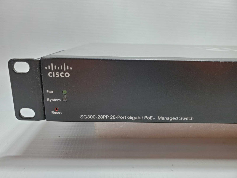 Cisco SG300-28PP-K9 28-Port Gigabit PoE+ Managed Switch *Factory Defaulted* (