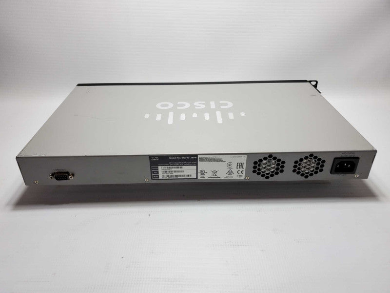 Cisco SG300-28PP-K9 28-Port Gigabit PoE+ Managed Switch *Factory Defaulted* (