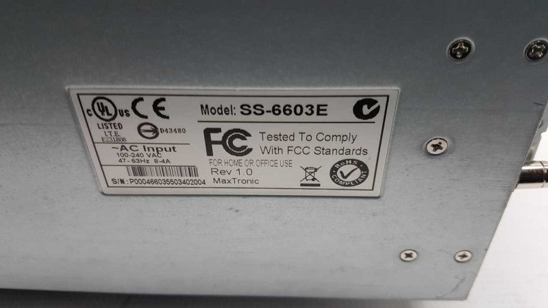 Arena Maxtronic Janus II SS-6603E 16-Bay 3U iSCSI to SAS/SATA HDD #