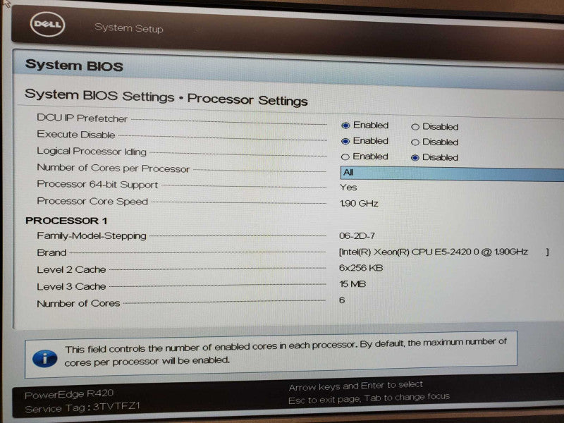 Dell PowerEdge R420 Xeon E5-2420 @ 1.9 GHz 48GB Ram 4x 3.5\\" No HDD H710 Mini (