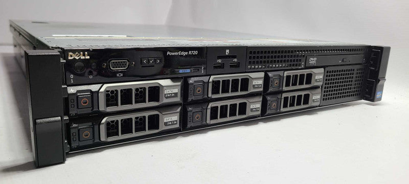 Dell PowerEdge R720 2x Xeon E5-2620 2.GHz 128GB RAM Perc H310 Mini 2xPSU $