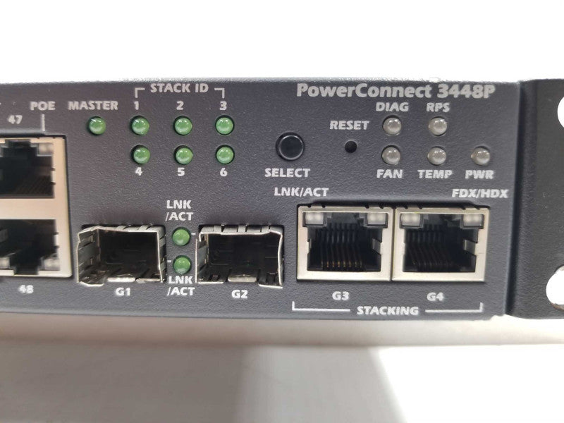 Dell PowerConnect 3448P 48-Port PoE Managed Network Switch ~