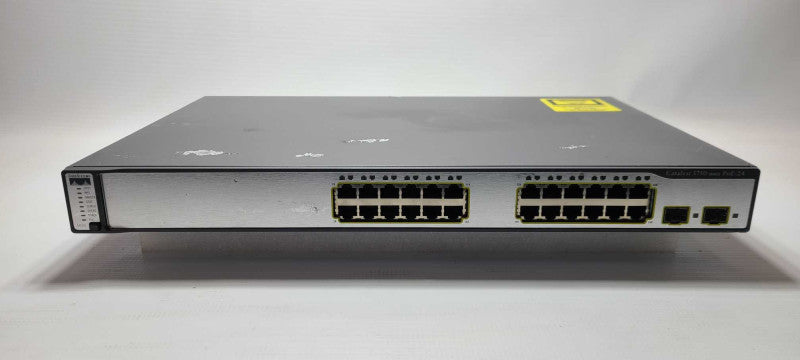 Cisco Catalyst WS-C3750-24PS-S 24-Port POE Ethernet 2xSFP Network Switch $