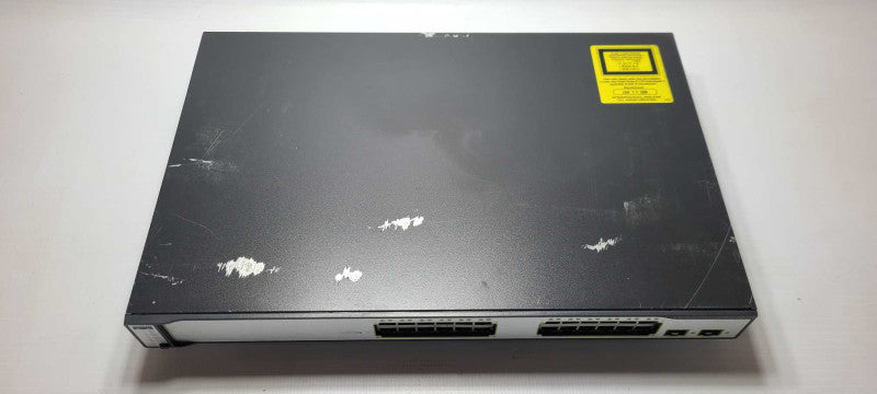 Cisco Catalyst WS-C3750-24PS-S 24-Port POE Ethernet 2xSFP Network Switch $