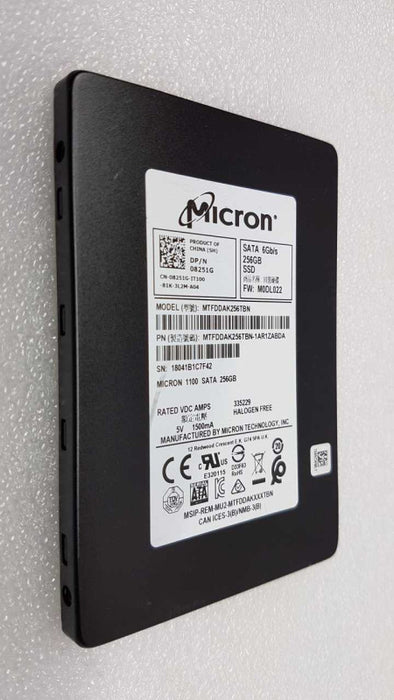 Micron 08251G Sata 2.5\\" 256gb ssd #