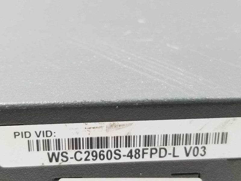 Cisco Catalyst 2960S WS-C2960S-48FPD-L 48 GigE PoE+ 2x 10G SFPs, QTY ~