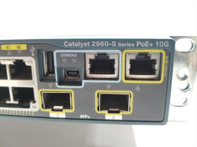 Cisco Catalyst 2960S WS-C2960S-48FPD-L 48 GigE PoE+ 2x 10G SFPs, QTY ~