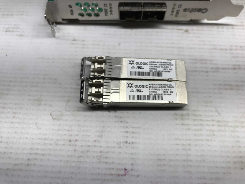Dell 0F4YMD SC8000 SC9000 QSA10602 Smart Cache Adapter 4GB W/SFPs
