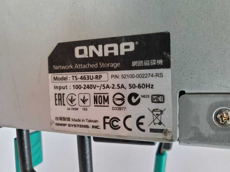 QNAP TS-463U-RP 4-Bay NAS 10GB SFP+ LAN-10G1SR-D (